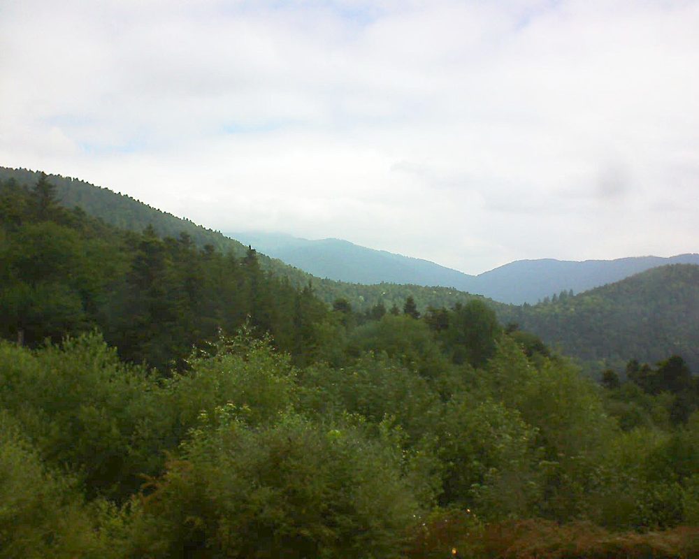 Le petit ballon vu depuis le Domaine Langmatt à Murbach le 25.06.2018 à 10:15 Le petit ballon (Alsace, Vosges) le 25.06.2018 à 10:15