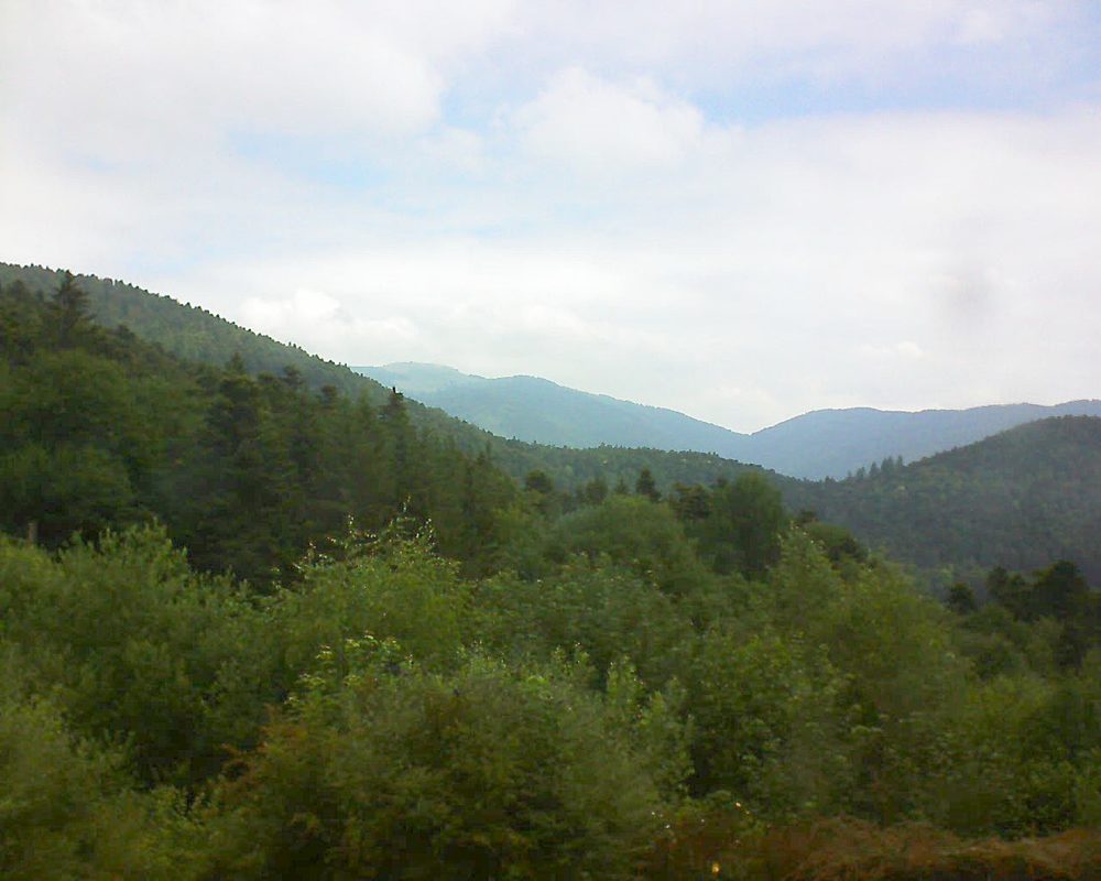 Le petit ballon vu depuis le Domaine Langmatt à Murbach le 25.06.2018 à 10:30 Le petit ballon (Alsace, Vosges) le 25.06.2018 à 10:30