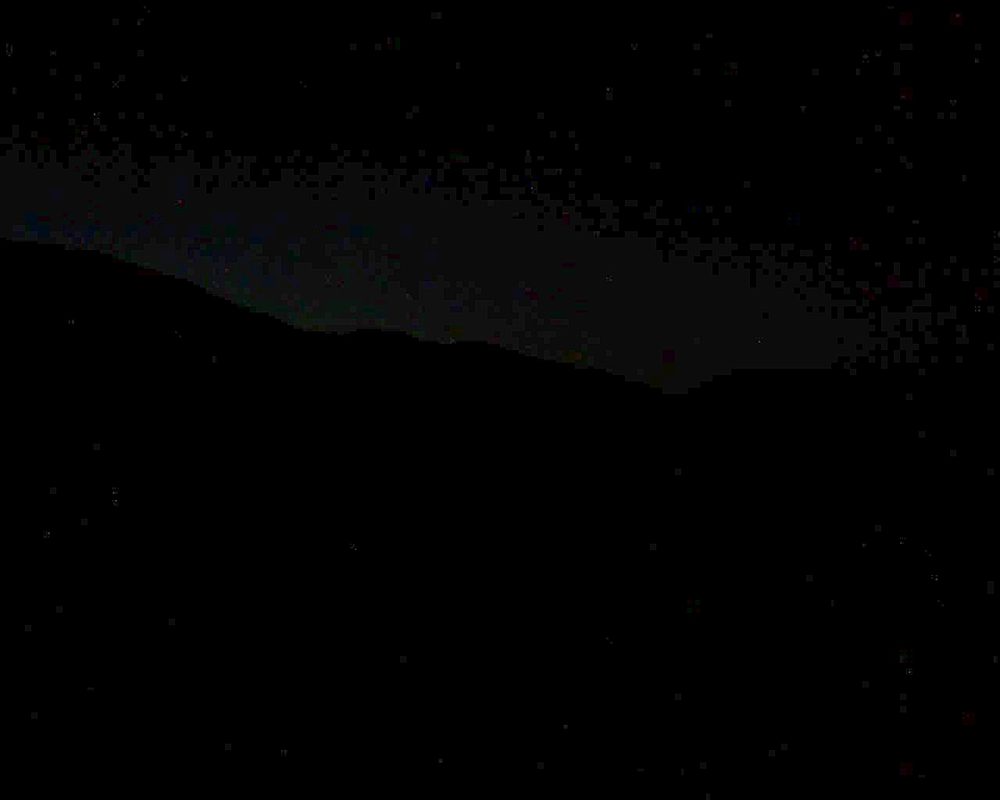Le petit ballon vu depuis le Domaine Langmatt à Murbach le 25.06.2018 à 22:45 Le petit ballon (Alsace, Vosges) le 25.06.2018 à 22:45