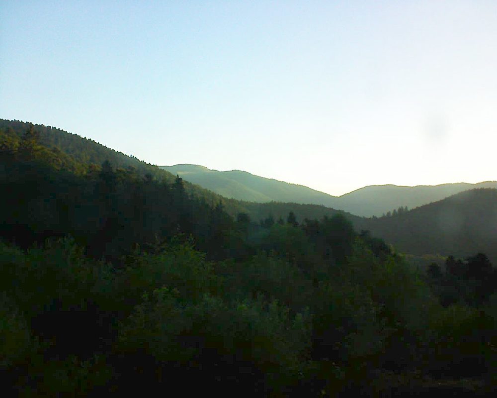 Le petit ballon vu depuis le Domaine Langmatt à Murbach le 26.06.2018 à 06:15 Le petit ballon (Alsace, Vosges) le 26.06.2018 à 06:15