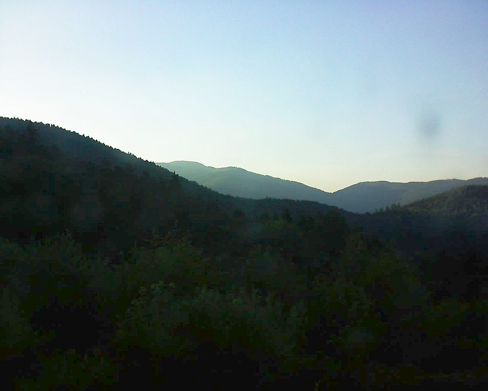 Le petit ballon vu depuis le Domaine Langmatt à Murbach le 26.06.2018 à 20:30 Le petit ballon (Alsace, Vosges) le 26.06.2018 à 20:30