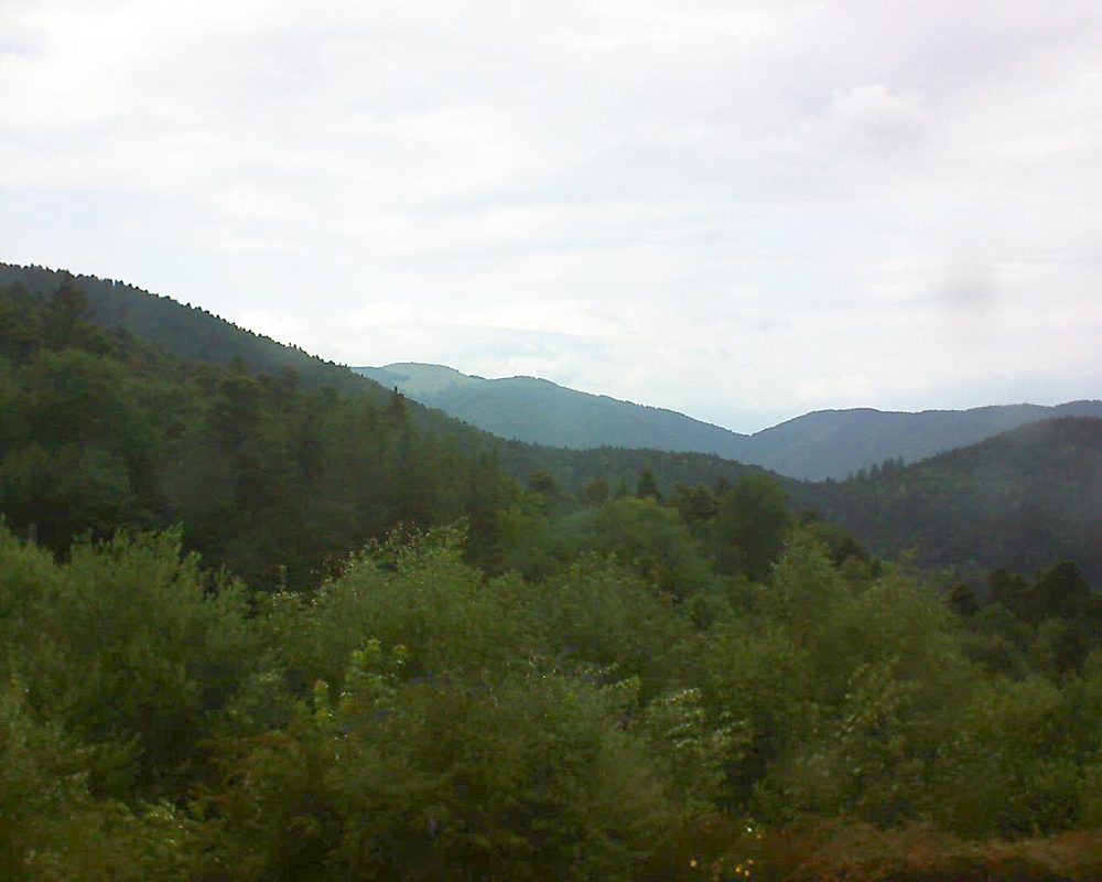 Le petit ballon vu depuis le Domaine Langmatt à Murbach le 28.06.2018 à 16:15 Le petit ballon (Alsace, Vosges) le 28.06.2018 à 16:15