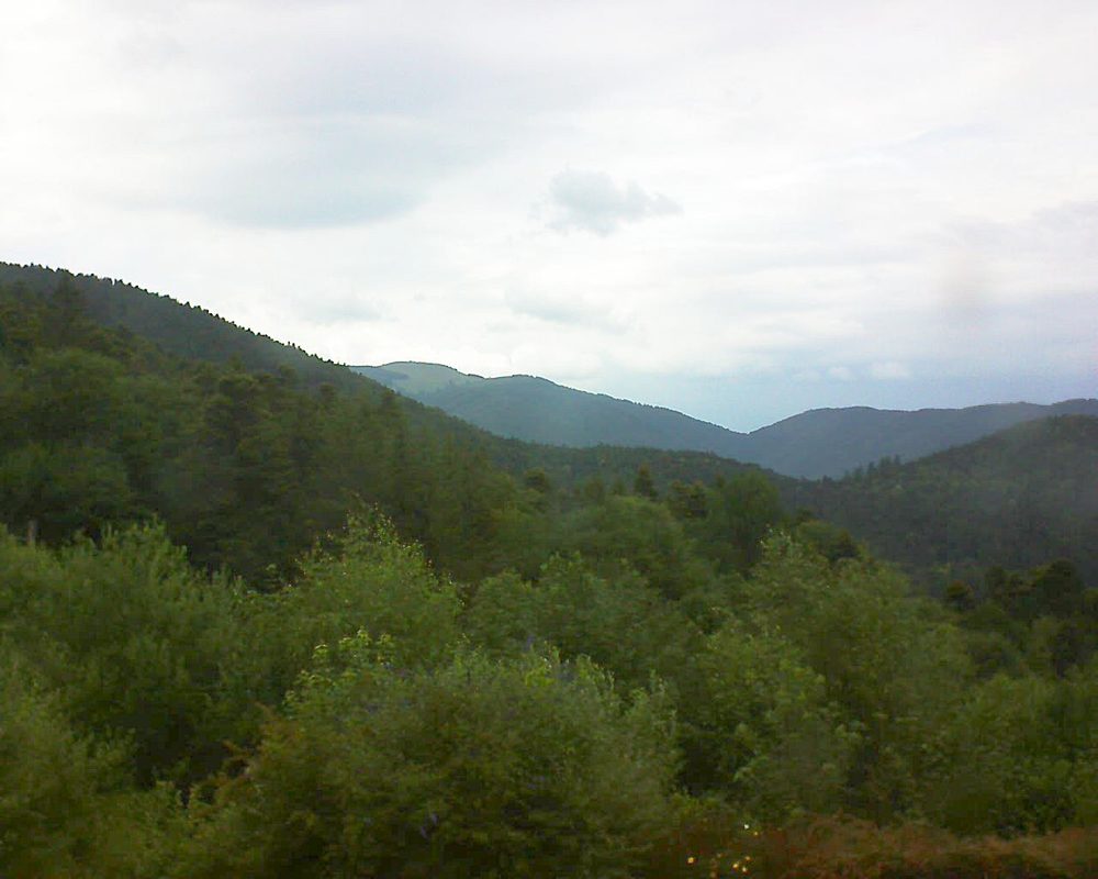Le petit ballon vu depuis le Domaine Langmatt à Murbach le 28.06.2018 à 16:30 Le petit ballon (Alsace, Vosges) le 28.06.2018 à 16:30