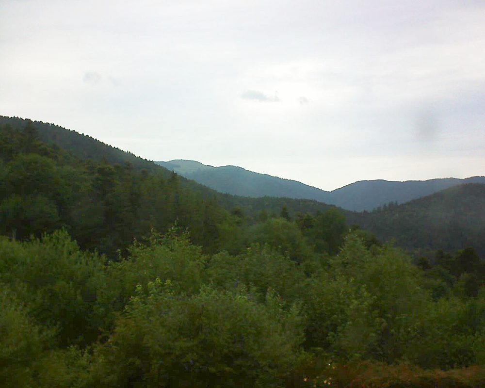 Le petit ballon vu depuis le Domaine Langmatt à Murbach le 28.06.2018 à 17:30 Le petit ballon (Alsace, Vosges) le 28.06.2018 à 17:30