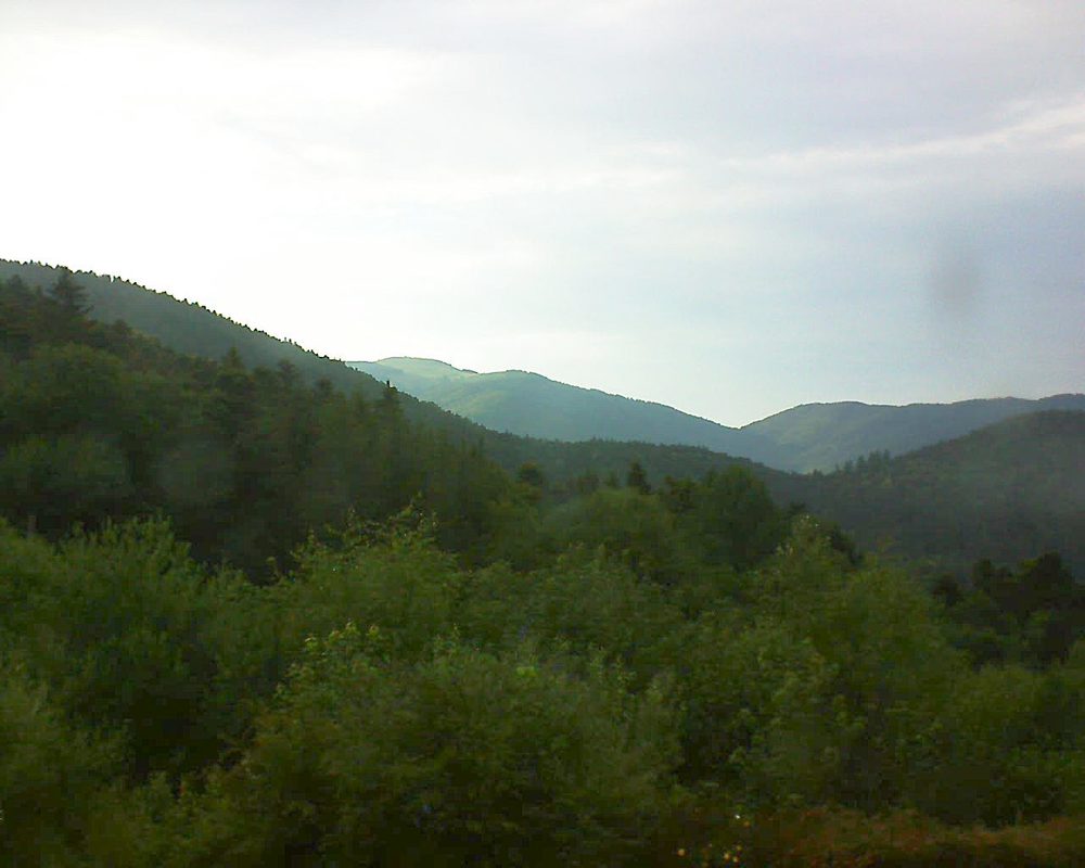 Le petit ballon vu depuis le Domaine Langmatt à Murbach le 28.06.2018 à 19:45 Le petit ballon (Alsace, Vosges) le 28.06.2018 à 19:45