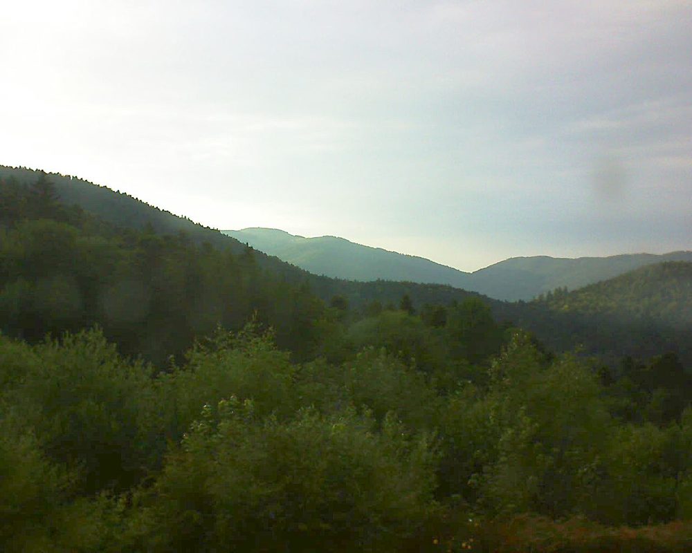 Le petit ballon vu depuis le Domaine Langmatt à Murbach le 28.06.2018 à 20:15 Le petit ballon (Alsace, Vosges) le 28.06.2018 à 20:15