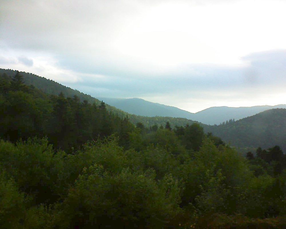 Le petit ballon vu depuis le Domaine Langmatt à Murbach le 29.06.2018 à 07:00 Le petit ballon (Alsace, Vosges) le 29.06.2018 à 07:00