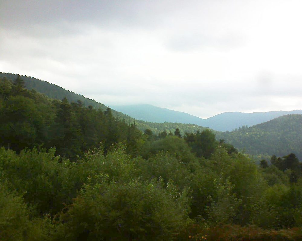 Le petit ballon vu depuis le Domaine Langmatt à Murbach le 29.06.2018 à 08:15 Le petit ballon (Alsace, Vosges) le 29.06.2018 à 08:15
