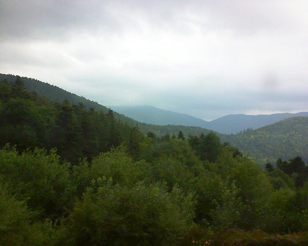 Le petit ballon vu depuis le Domaine Langmatt à Murbach le 29.06.2018 à 08:30 Le petit ballon (Alsace, Vosges) le 29.06.2018 à 08:30
