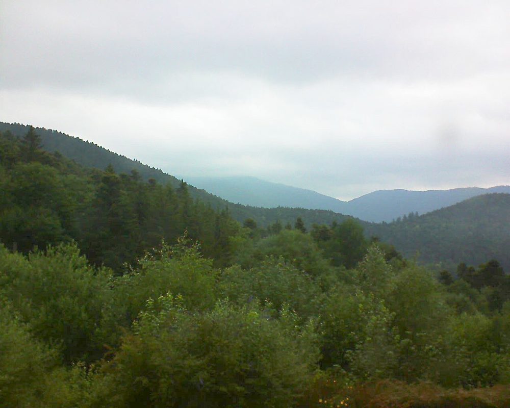 Le petit ballon vu depuis le Domaine Langmatt à Murbach le 29.06.2018 à 08:45 Le petit ballon (Alsace, Vosges) le 29.06.2018 à 08:45