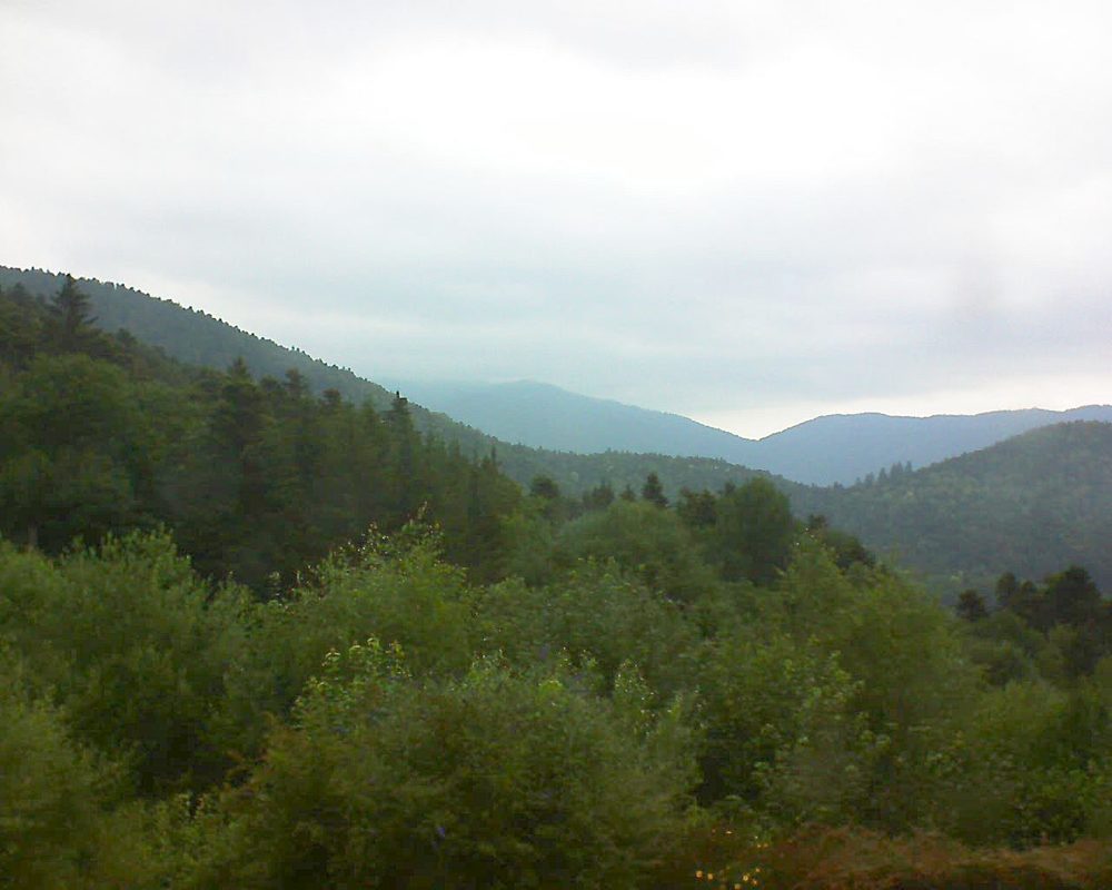 Le petit ballon vu depuis le Domaine Langmatt à Murbach le 29.06.2018 à 09:30 Le petit ballon (Alsace, Vosges) le 29.06.2018 à 09:30