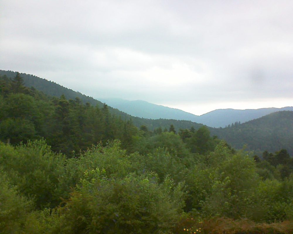 Le petit ballon vu depuis le Domaine Langmatt à Murbach le 29.06.2018 à 09:45 Le petit ballon (Alsace, Vosges) le 29.06.2018 à 09:45