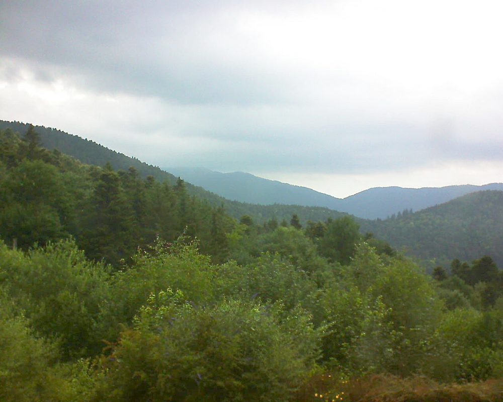Le petit ballon vu depuis le Domaine Langmatt à Murbach le 29.06.2018 à 10:00 Le petit ballon (Alsace, Vosges) le 29.06.2018 à 10:00