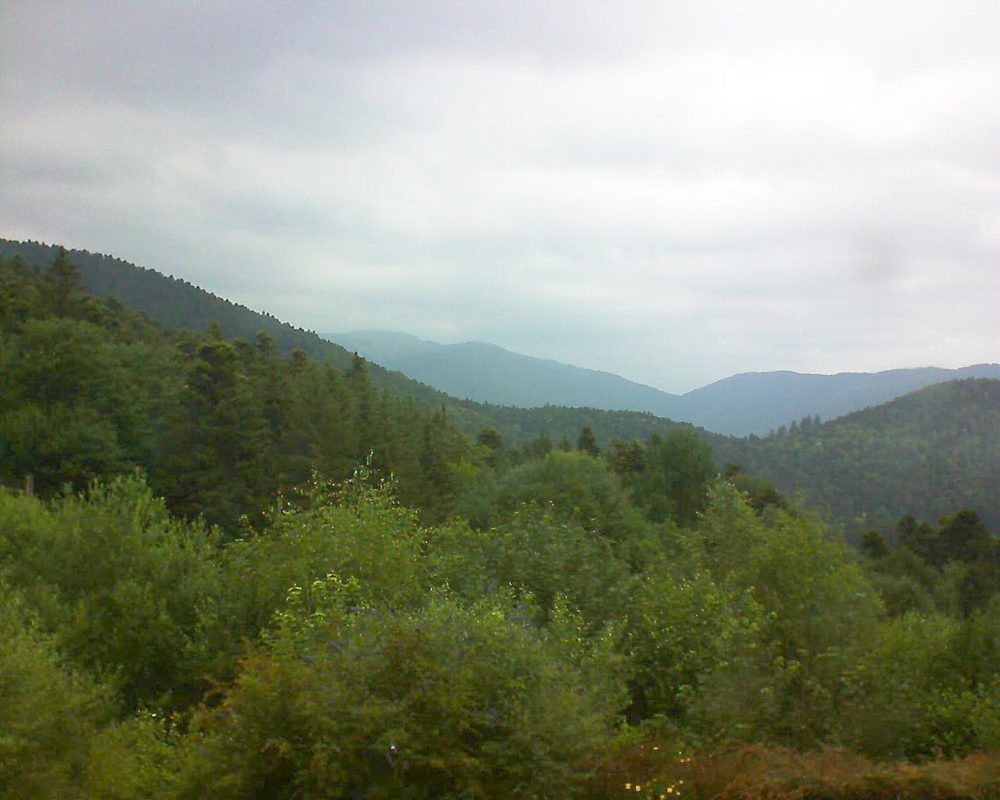 Le petit ballon vu depuis le Domaine Langmatt à Murbach le 29.06.2018 à 11:15 Le petit ballon (Alsace, Vosges) le 29.06.2018 à 11:15