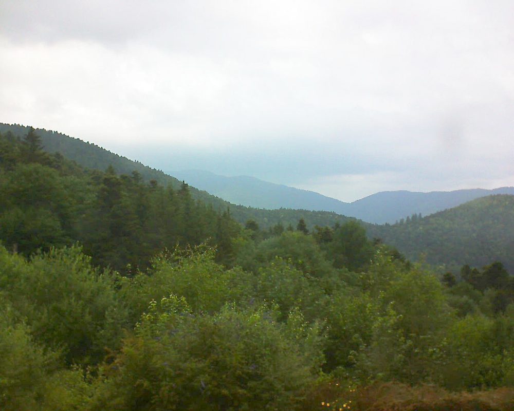 Le petit ballon vu depuis le Domaine Langmatt à Murbach le 29.06.2018 à 11:45 Le petit ballon (Alsace, Vosges) le 29.06.2018 à 11:45