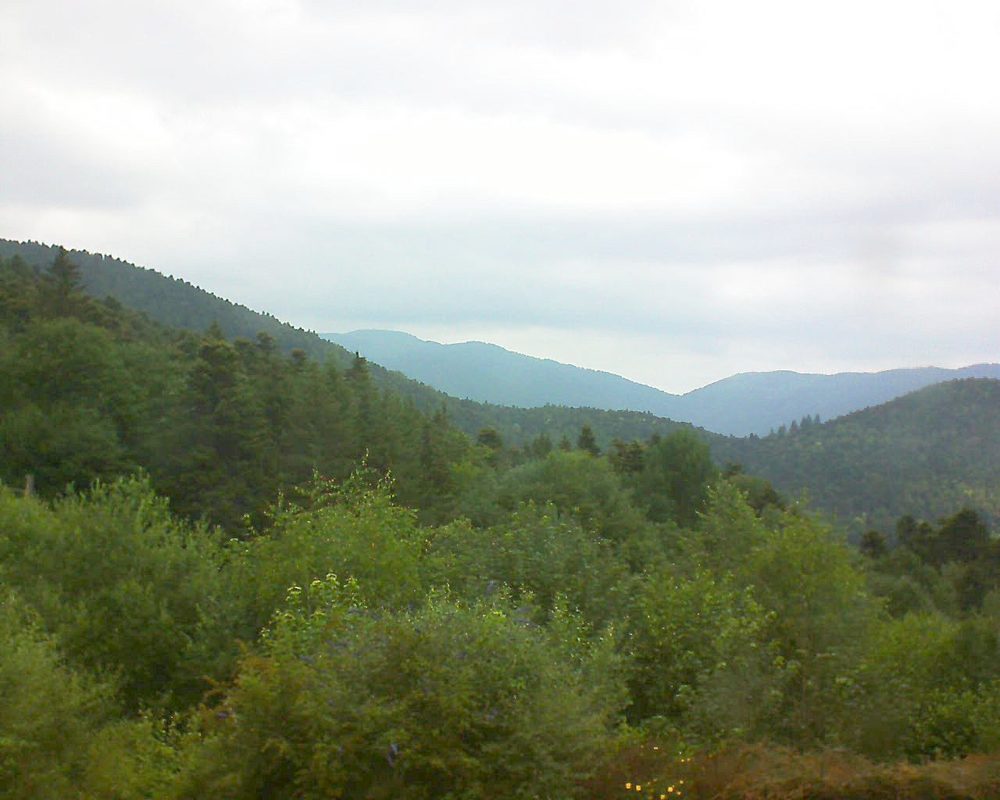 Le petit ballon vu depuis le Domaine Langmatt à Murbach le 29.06.2018 à 12:30 Le petit ballon (Alsace, Vosges) le 29.06.2018 à 12:30