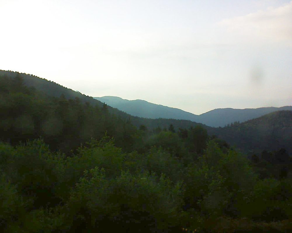 Le petit ballon vu depuis le Domaine Langmatt à Murbach le 29.06.2018 à 20:30 Le petit ballon (Alsace, Vosges) le 29.06.2018 à 20:30