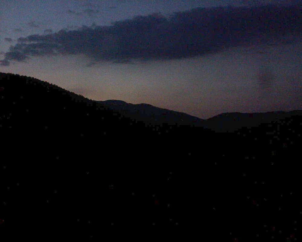 Le petit ballon vu depuis le Domaine Langmatt à Murbach le 29.06.2018 à 22:15 Le petit ballon (Alsace, Vosges) le 29.06.2018 à 22:15