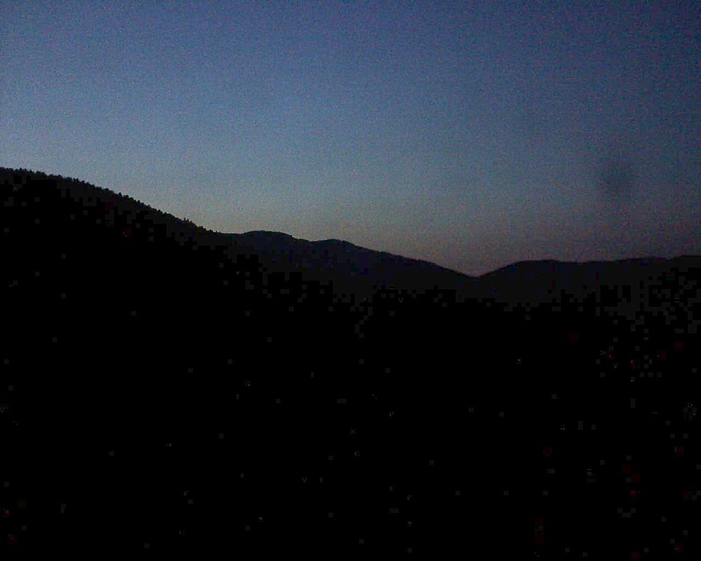 Le petit ballon vu depuis le Domaine Langmatt à Murbach le 01.07.2018 à 22:15 Le petit ballon (Alsace, Vosges) le 01.07.2018 à 22:15