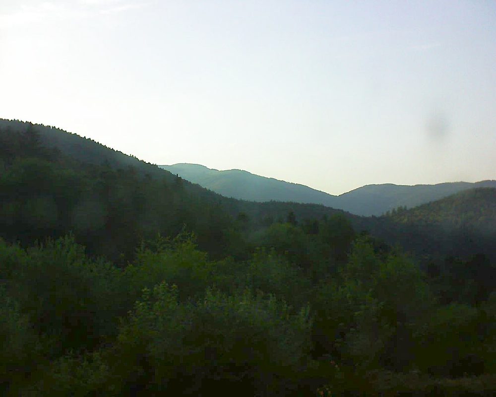 Le petit ballon vu depuis le Domaine Langmatt à Murbach le 02.07.2018 à 20:15 Le petit ballon (Alsace, Vosges) le 02.07.2018 à 20:15