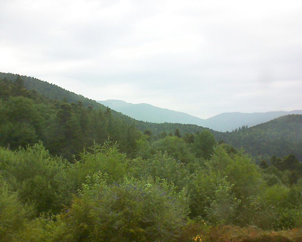 Le petit ballon vu depuis le Domaine Langmatt à Murbach le 03.07.2018 à 10:45 Le petit ballon (Alsace, Vosges) le 03.07.2018 à 10:45