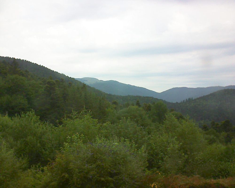 Le petit ballon vu depuis le Domaine Langmatt à Murbach le 03.07.2018 à 11:00 Le petit ballon (Alsace, Vosges) le 03.07.2018 à 11:00