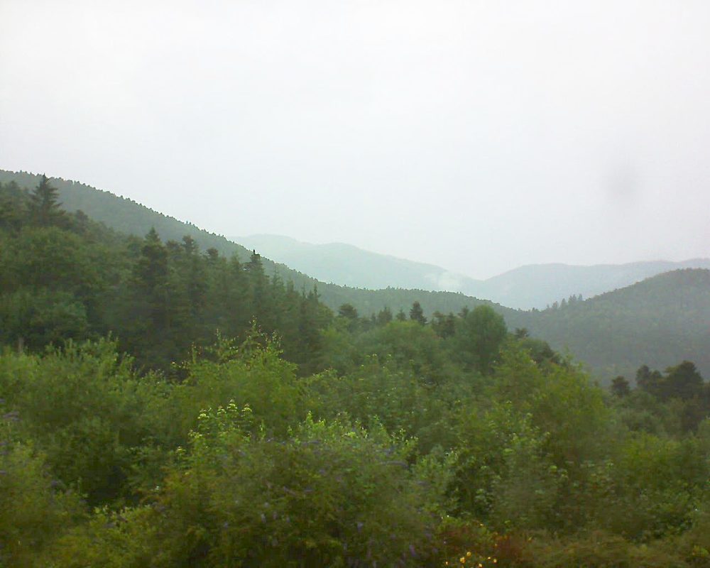 Le petit ballon vu depuis le Domaine Langmatt à Murbach le 05.07.2018 à 10:30 Le petit ballon (Alsace, Vosges) le 05.07.2018 à 10:30