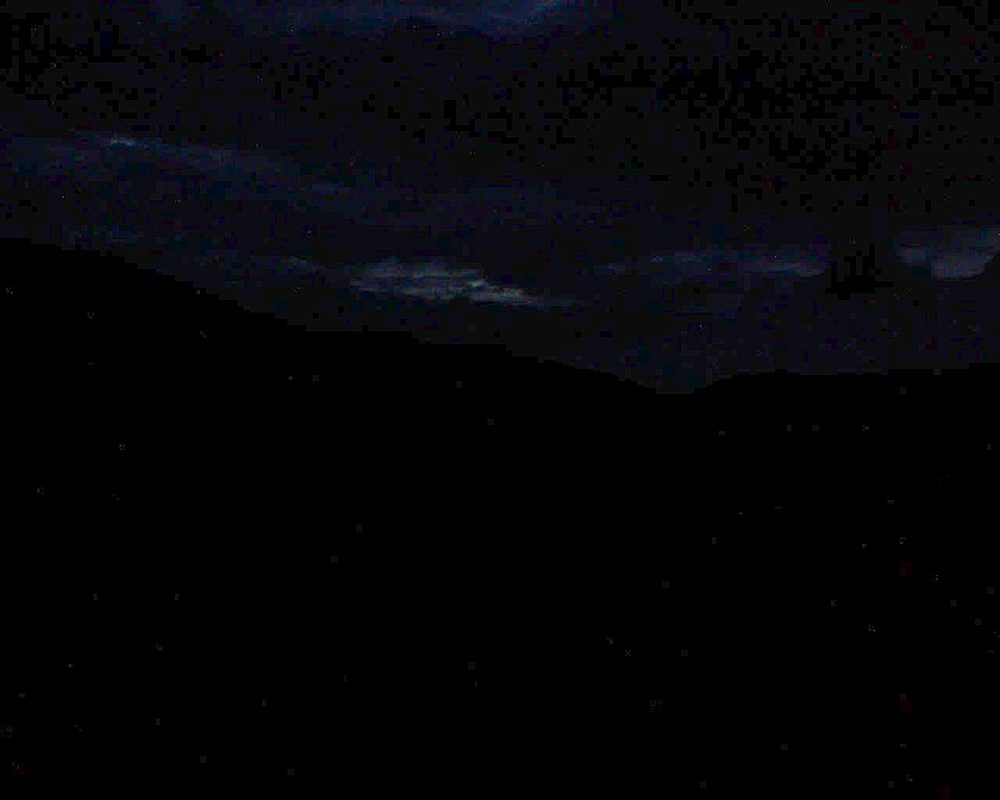 Le petit ballon vu depuis le Domaine Langmatt à Murbach le 05.07.2018 à 22:15 Le petit ballon (Alsace, Vosges) le 05.07.2018 à 22:15