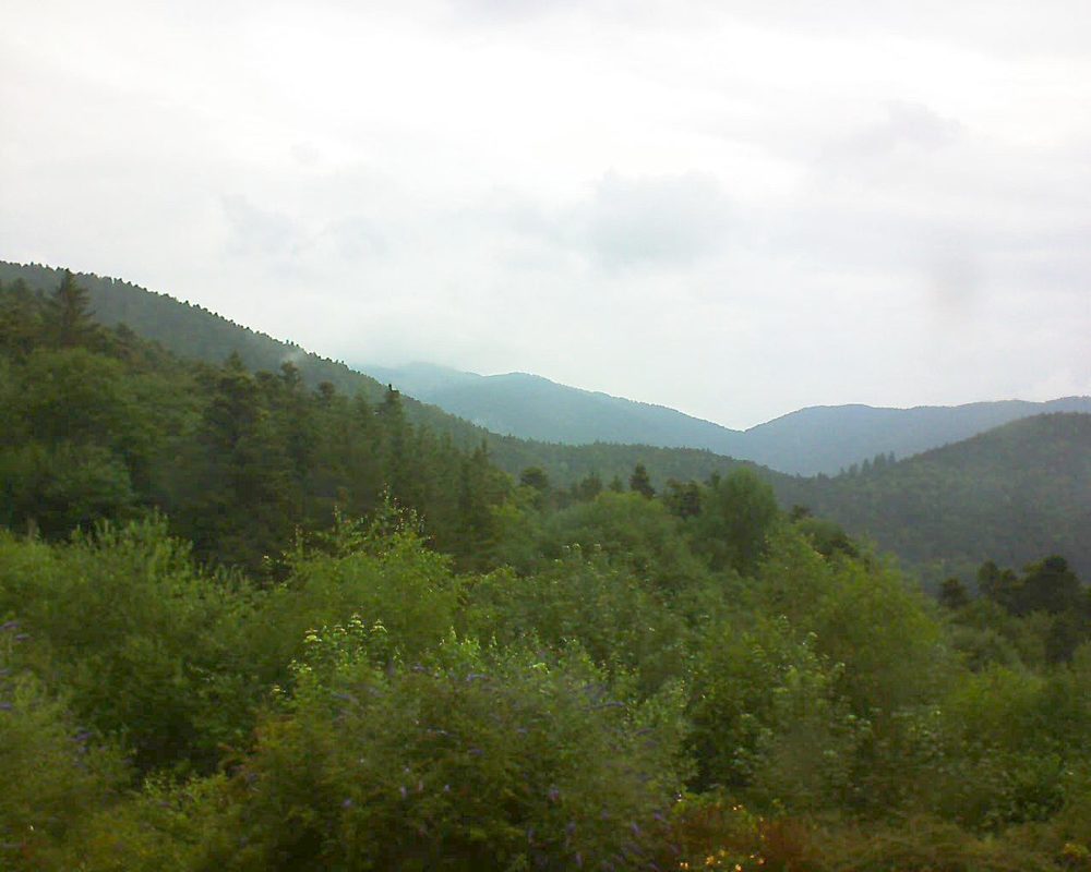 Le petit ballon vu depuis le Domaine Langmatt à Murbach le 06.07.2018 à 09:00 Le petit ballon (Alsace, Vosges) le 06.07.2018 à 09:00
