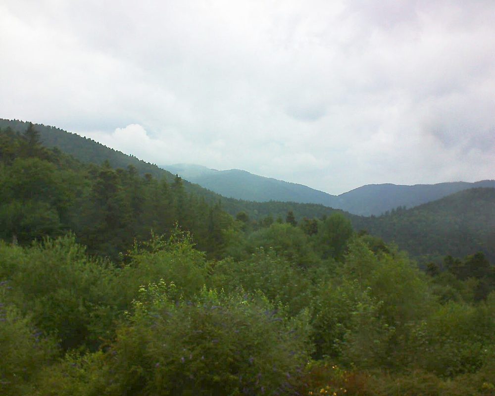 Le petit ballon vu depuis le Domaine Langmatt à Murbach le 06.07.2018 à 09:45 Le petit ballon (Alsace, Vosges) le 06.07.2018 à 09:45
