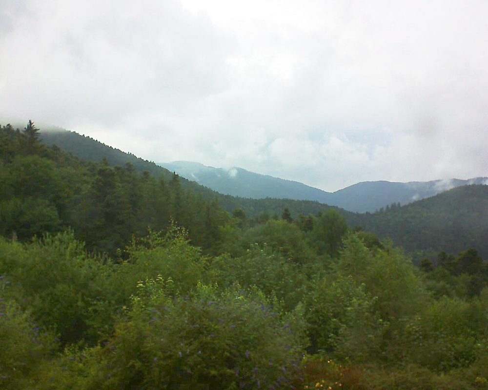Le petit ballon vu depuis le Domaine Langmatt à Murbach le 06.07.2018 à 10:00 Le petit ballon (Alsace, Vosges) le 06.07.2018 à 10:00
