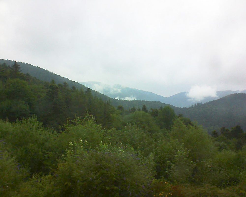 Le petit ballon vu depuis le Domaine Langmatt à Murbach le 06.07.2018 à 10:30 Le petit ballon (Alsace, Vosges) le 06.07.2018 à 10:30