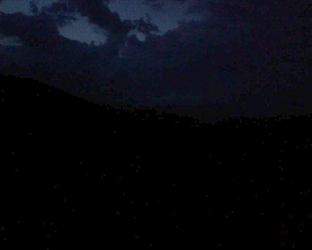 Le petit ballon vu depuis le Domaine Langmatt à Murbach le 06.07.2018 à 22:15 Le petit ballon (Alsace, Vosges) le 06.07.2018 à 22:15