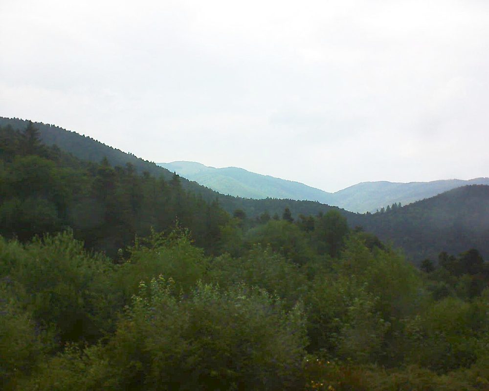 Le petit ballon vu depuis le Domaine Langmatt à Murbach le 07.07.2018 à 14:30 Le petit ballon (Alsace, Vosges) le 07.07.2018 à 14:30