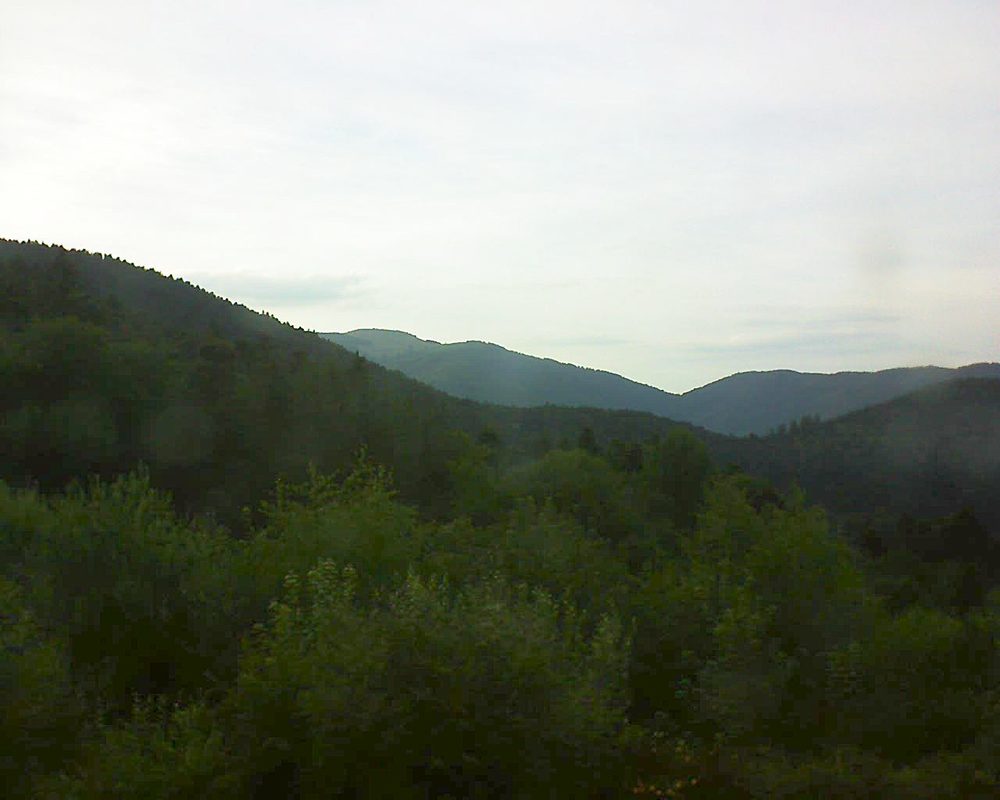 Le petit ballon vu depuis le Domaine Langmatt à Murbach le 09.07.2018 à 20:30 Le petit ballon (Alsace, Vosges) le 09.07.2018 à 20:30
