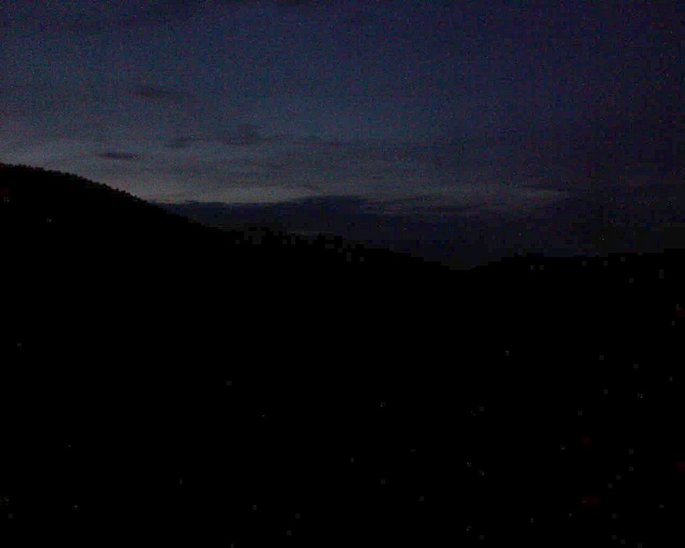 Le petit ballon vu depuis le Domaine Langmatt à Murbach le 09.07.2018 à 22:15 Le petit ballon (Alsace, Vosges) le 09.07.2018 à 22:15