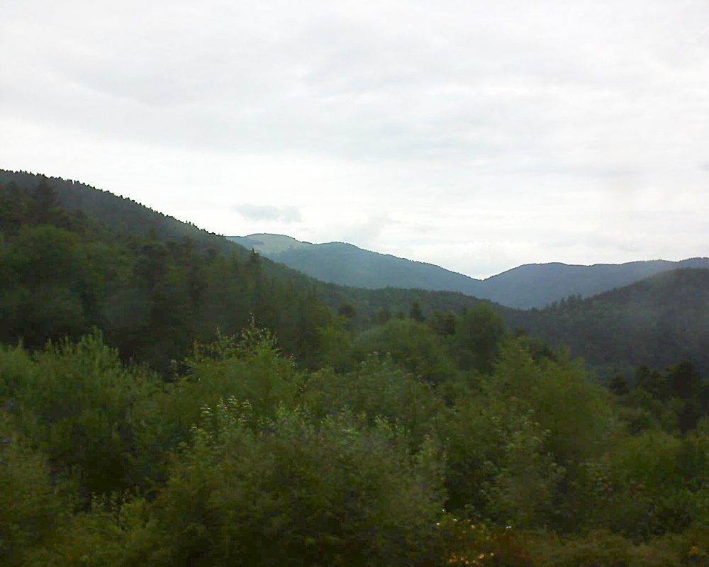 Le petit ballon vu depuis le Domaine Langmatt à Murbach le 10.07.2018 à 10:00 Le petit ballon (Alsace, Vosges) le 10.07.2018 à 10:00