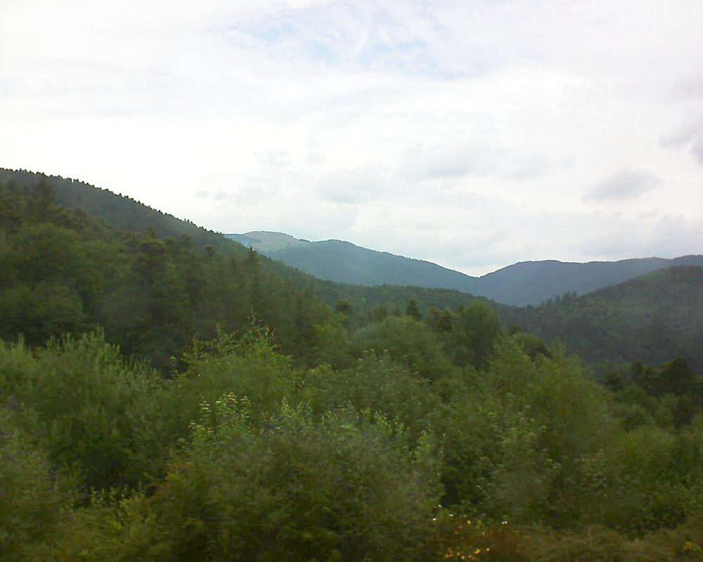 Le petit ballon vu depuis le Domaine Langmatt à Murbach le 10.07.2018 à 10:45 Le petit ballon (Alsace, Vosges) le 10.07.2018 à 10:45