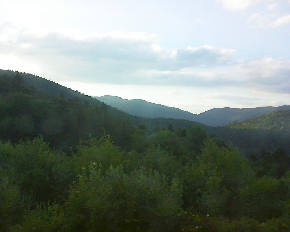 Le petit ballon vu depuis le Domaine Langmatt à Murbach le 10.07.2018 à 20:15 Le petit ballon (Alsace, Vosges) le 10.07.2018 à 20:15