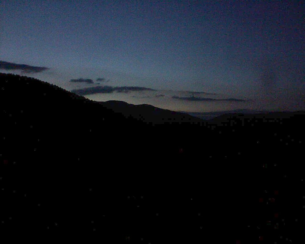 Le petit ballon vu depuis le Domaine Langmatt à Murbach le 10.07.2018 à 22:15 Le petit ballon (Alsace, Vosges) le 10.07.2018 à 22:15