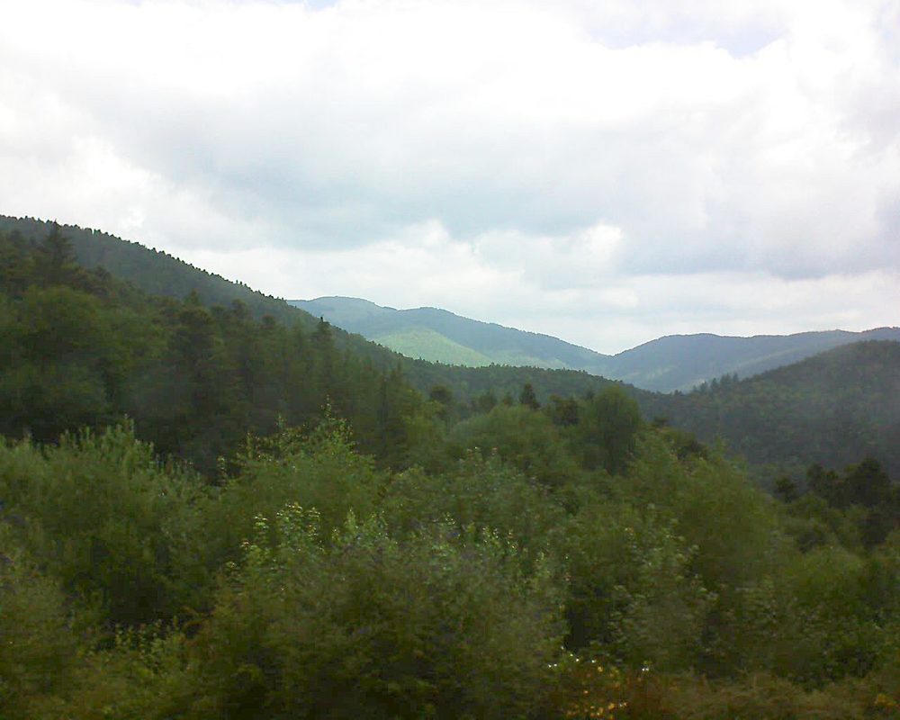 Le petit ballon vu depuis le Domaine Langmatt à Murbach le 11.07.2018 à 10:30 Le petit ballon (Alsace, Vosges) le 11.07.2018 à 10:30