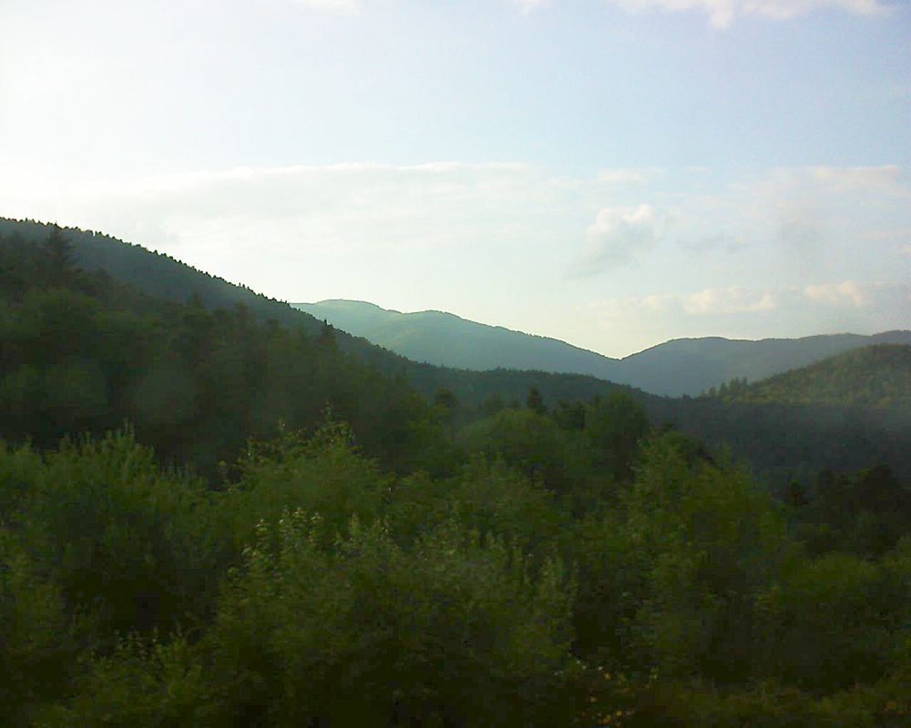 Le petit ballon vu depuis le Domaine Langmatt à Murbach le 11.07.2018 à 20:15 Le petit ballon (Alsace, Vosges) le 11.07.2018 à 20:15