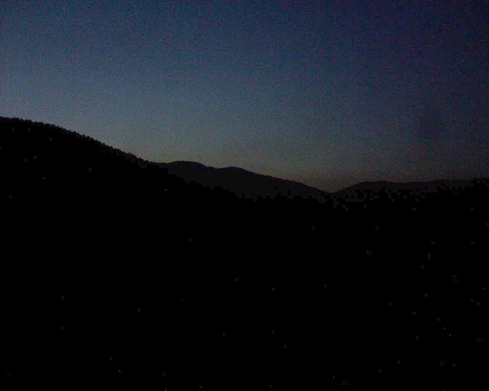 Le petit ballon vu depuis le Domaine Langmatt à Murbach le 11.07.2018 à 22:15 Le petit ballon (Alsace, Vosges) le 11.07.2018 à 22:15