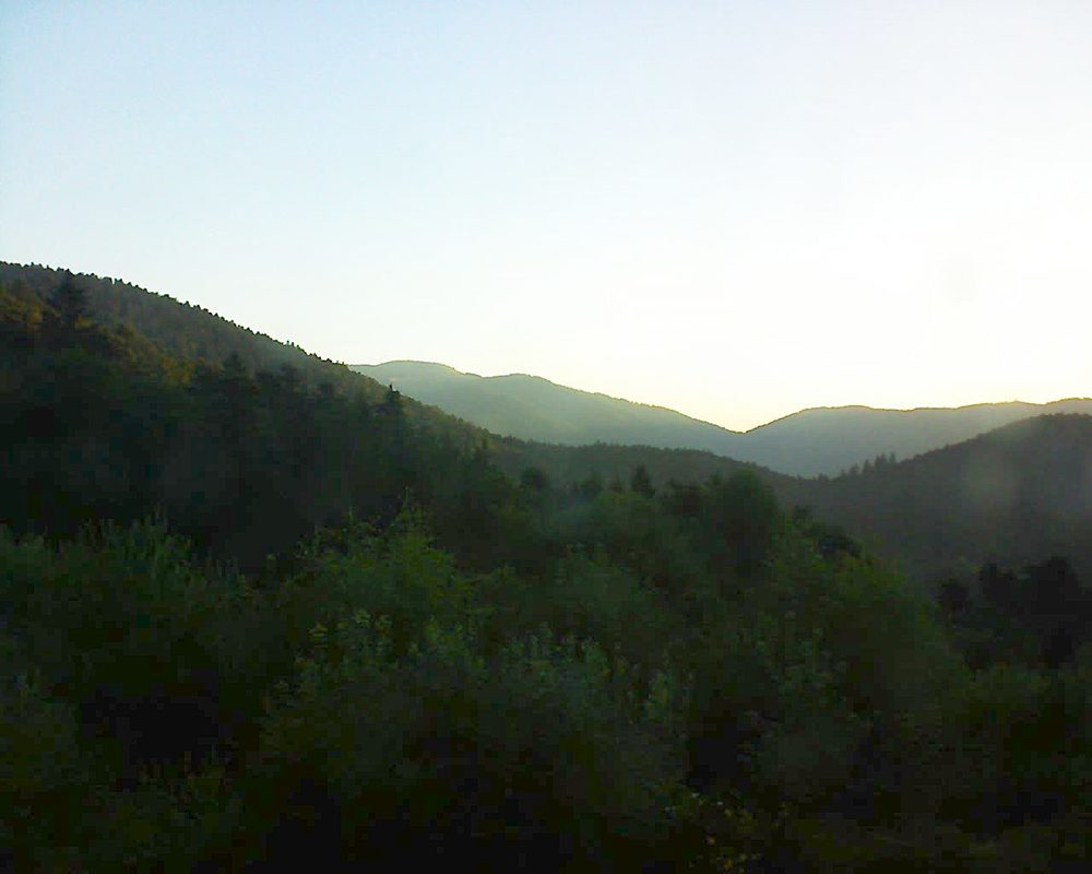 Le petit ballon vu depuis le Domaine Langmatt à Murbach le 12.07.2018 à 06:15 Le petit ballon (Alsace, Vosges) le 12.07.2018 à 06:15