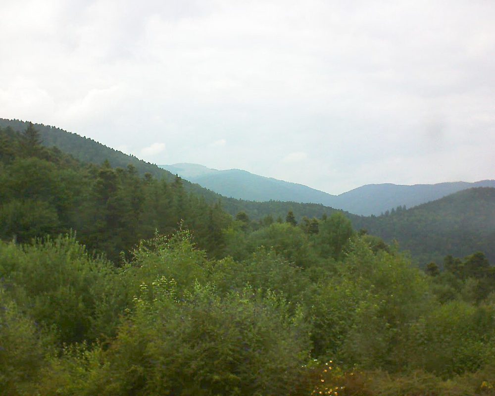 Le petit ballon vu depuis le Domaine Langmatt à Murbach le 12.07.2018 à 15:30 Le petit ballon (Alsace, Vosges) le 12.07.2018 à 15:30