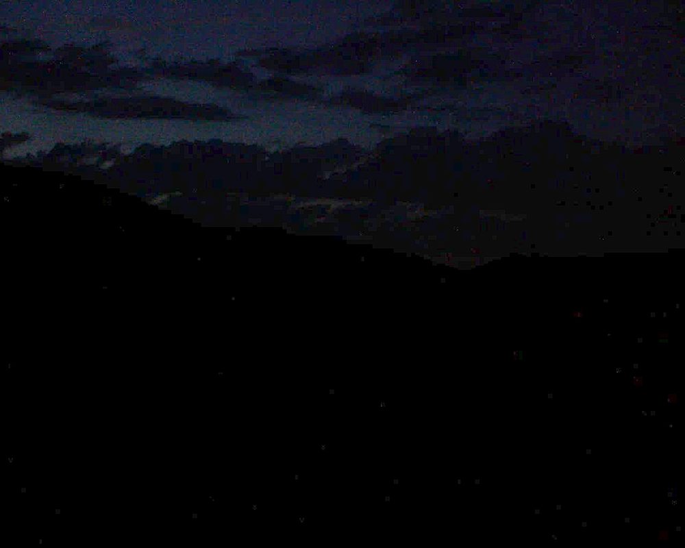 Le petit ballon vu depuis le Domaine Langmatt à Murbach le 13.07.2018 à 22:15 Le petit ballon (Alsace, Vosges) le 13.07.2018 à 22:15