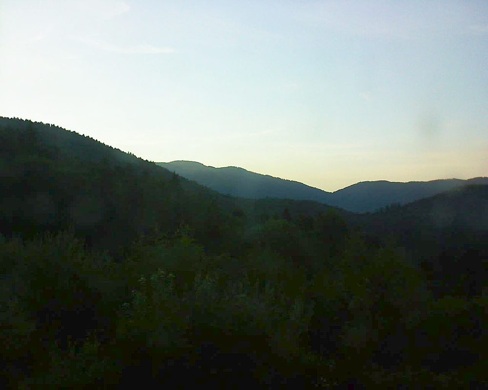 Le petit ballon vu depuis le Domaine Langmatt à Murbach le 16.07.2018 à 20:45 Le petit ballon (Alsace, Vosges) le 16.07.2018 à 20:45