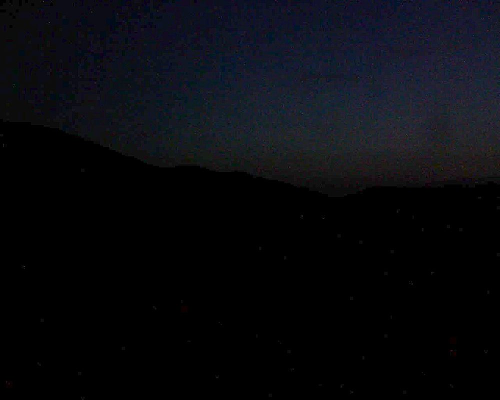 Le petit ballon vu depuis le Domaine Langmatt à Murbach le 17.07.2018 à 05:00 Le petit ballon (Alsace, Vosges) le 17.07.2018 à 05:00