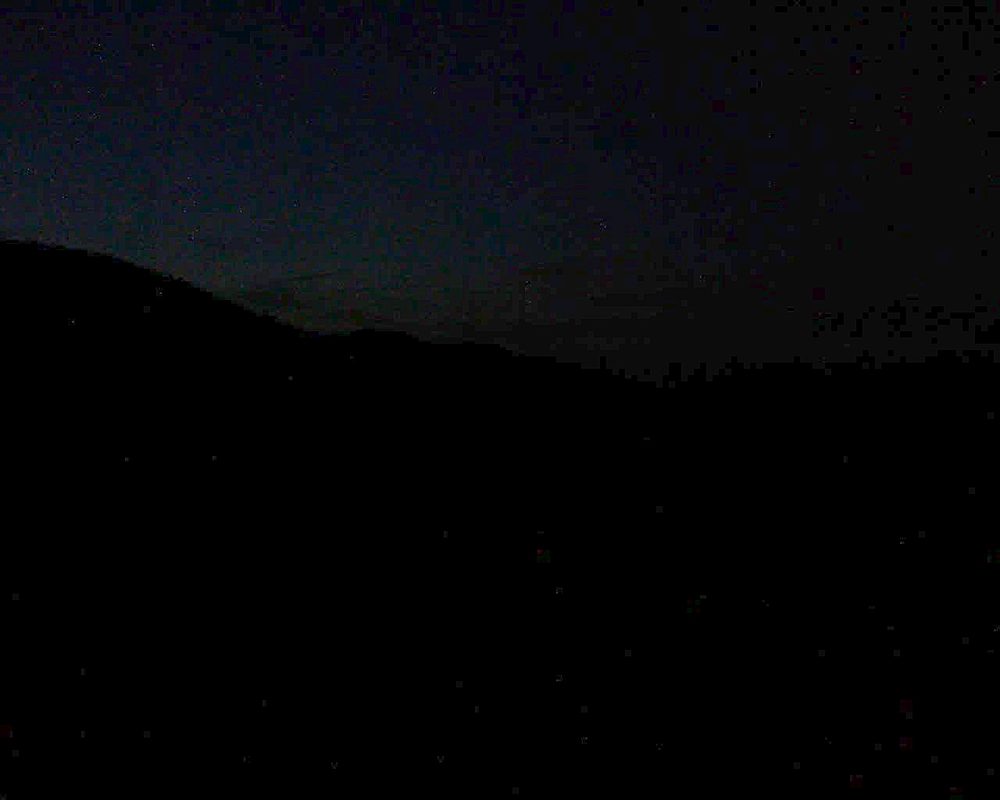 Le petit ballon vu depuis le Domaine Langmatt à Murbach le 19.07.2018 à 22:15 Le petit ballon (Alsace, Vosges) le 19.07.2018 à 22:15