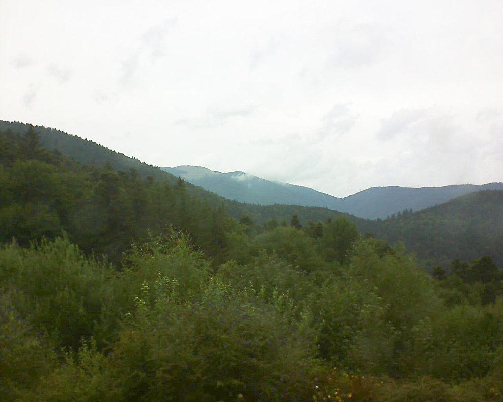 Le petit ballon vu depuis le Domaine Langmatt à Murbach le 21.07.2018 à 16:00 Le petit ballon (Alsace, Vosges) le 21.07.2018 à 16:00